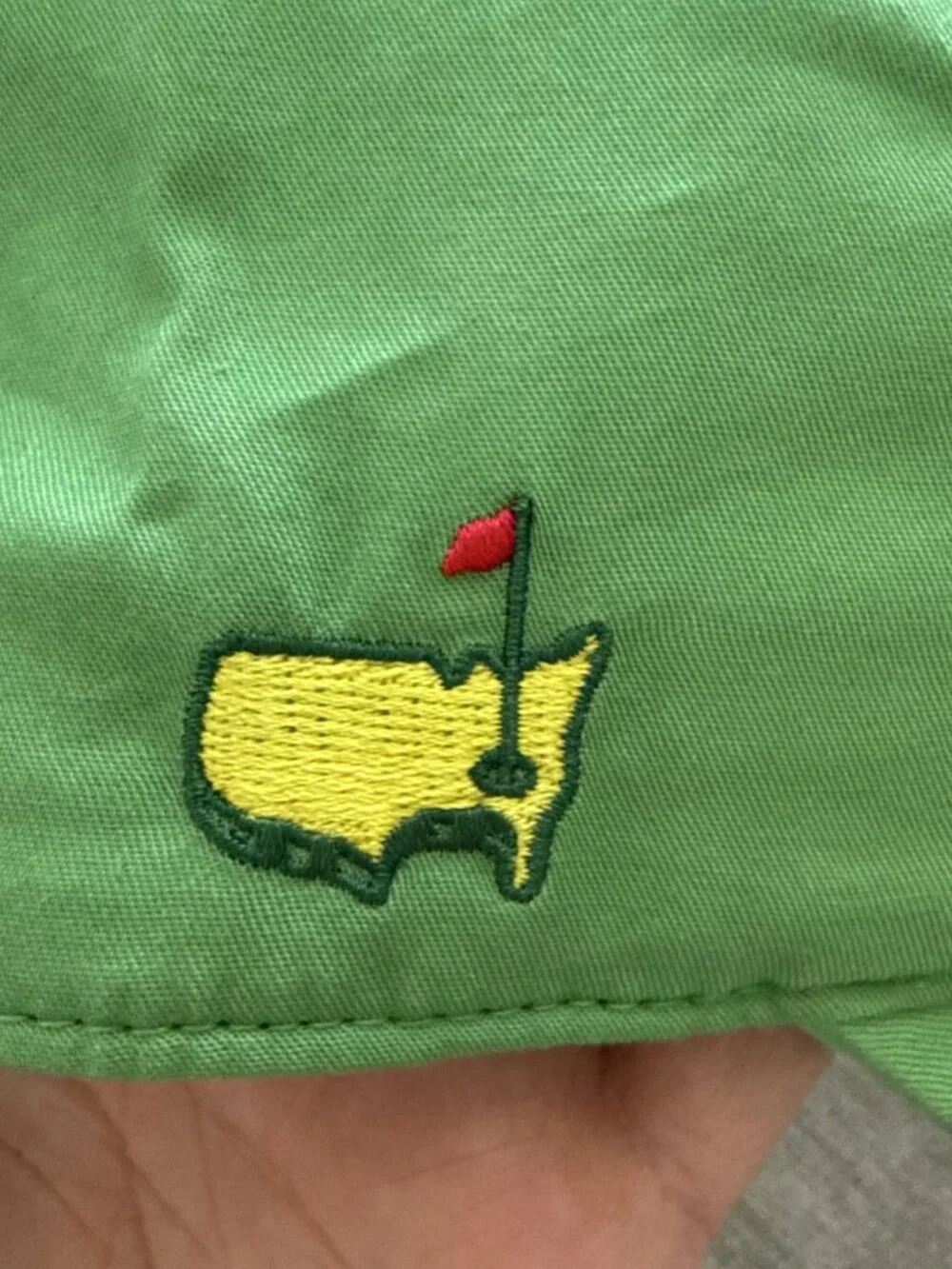 NWT Masters 2026 Ahead Augusta National Golf Green Adjustable Hat Cap One Size